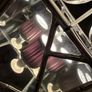 Large Antique Silver bamboo ceiling light Image 8
