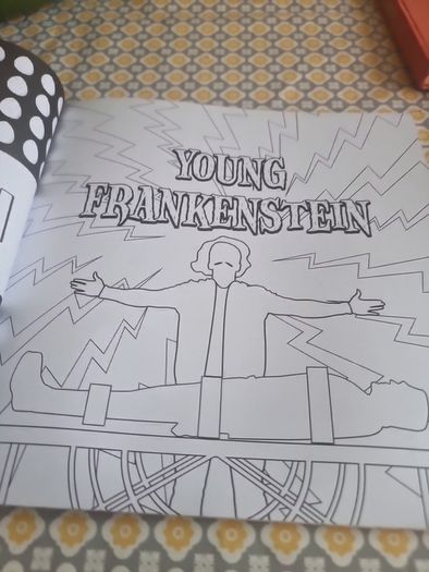 Classic movies colouring book.
