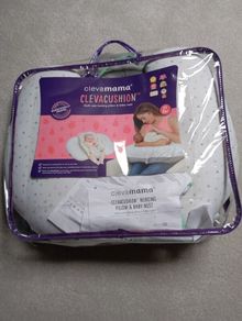 Clevamama nursing pillow and baby nest