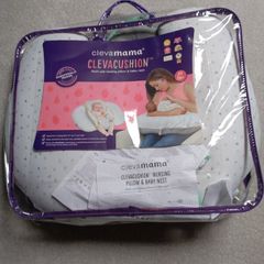 Clevamama nursing pillow and baby nest