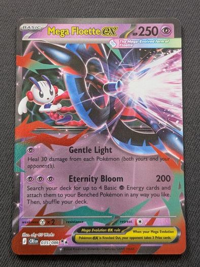 Mega Floette Ex 035/086 Chaos Rising Holo Double Rare Pokemon TCG