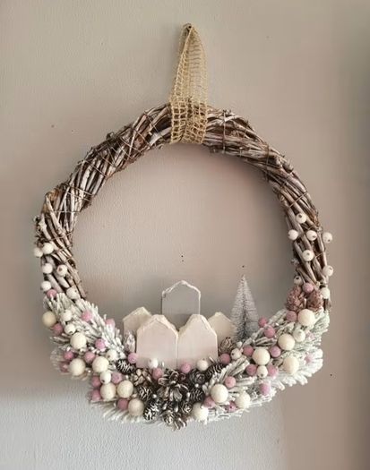 Handcrafted Christmas wreaths