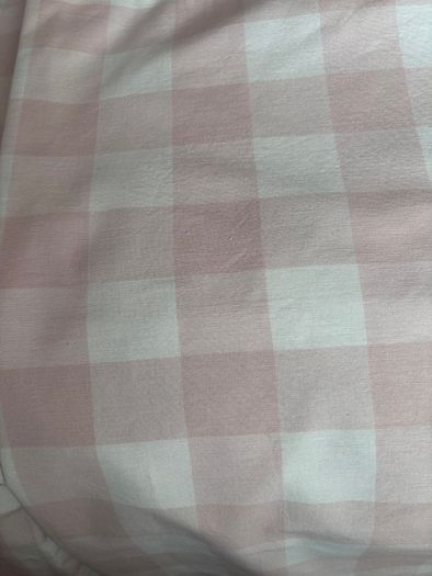 Laura Ashley pink and white check Curtains