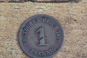 German Empire, Germany, 1 Pfennig 1899 F - free standard postage