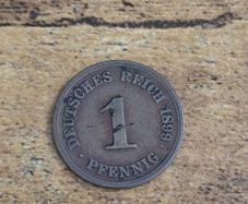German Empire, Germany, 1 Pfennig 1899 F - free standard postage