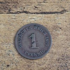 German Empire, Germany, 1 Pfennig 1899 F - free standard postage