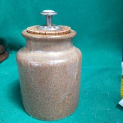 stoneware jar