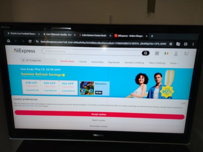 Toshiba 52 inch tv