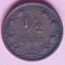 1891 Netherlands 1/2 Cent - Willem III / Wilhelmina coin Image 4