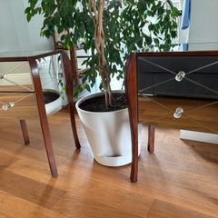 Mirrored side tables