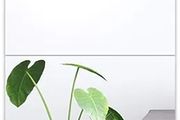 Full length mirror Tiles, 30cm x 30cm 4 Pack-Self Adhesive Real Glass Frameless Wall Mirrors for Home Decoration