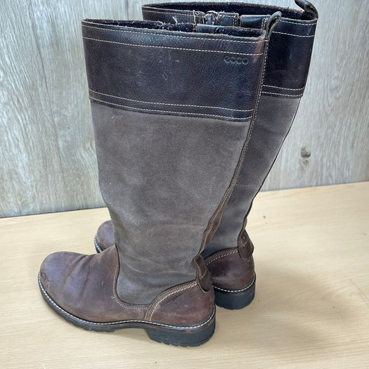 ECCO Elaine Women's Classic Boots Knee High Boots - Zip Up UK 5 EU 38 - Hydromax