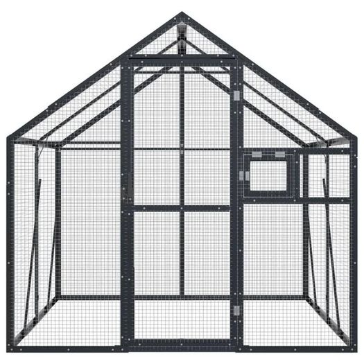 Aviary Anthracite 1.79x2x1.85 m Aluminium