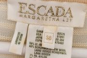 Vintage ESCADA virgin wool mix cardigan with ML gold metal buttons Sz 38 (Fit 12-14UK)