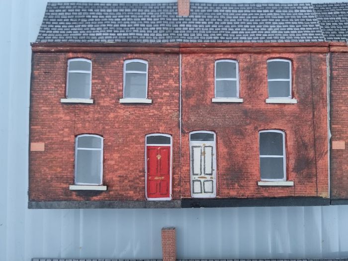 Irish redbrick terrace