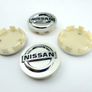 4 x Silver wheel caps NISSAN 60mm  hub 60 Juke Micra Note and others models Image 7