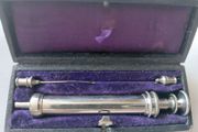 Antique medical syringe in original box