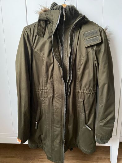 Superdry women ladies jacket parka in very good condition. Size M