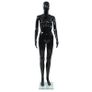 Full Body Female Mannequin with Glass Base Glossy Black 175 cm Image 3