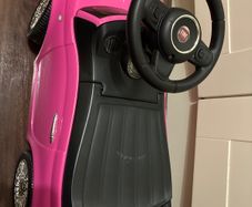 Fiat toy car pink ride on