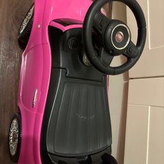 Fiat toy car pink ride on