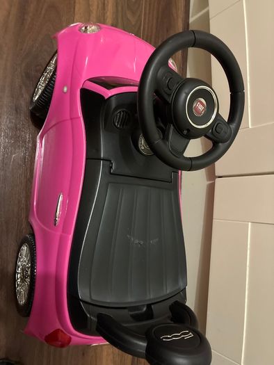 Fiat toy car pink ride on