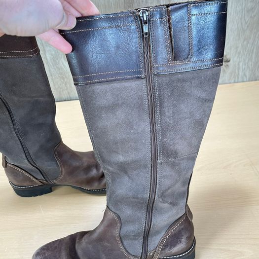 ECCO Elaine Women's Classic Boots Knee High Boots - Zip Up UK 5 EU 38 - Hydromax