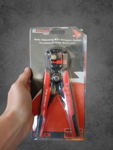 US Snap-Mac Automatic Wire Stripper, Cutter & Crimper 3-in-1 Multi-Tool