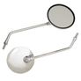 Round Motorcycle Mirrors - Chrome Image 4