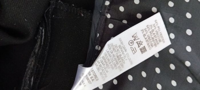 Black Trousers Size8