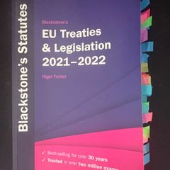 FE1 EU Law Treaties and Legislation