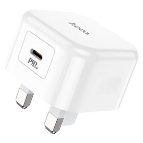 Hoco Type-C 20W Fast Charge Power Adapter (White)