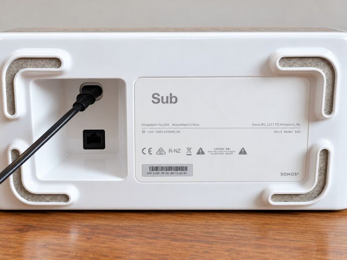 Sonos Sub Gen 3 S26 White Wireless Subwoofer