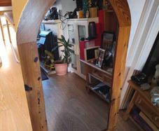 Large gothic arch mirror