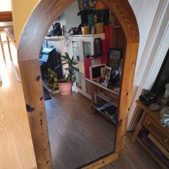 Large gothic arch mirror