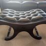 Saxon Leather Chesterfield Sofa Suite Image 7