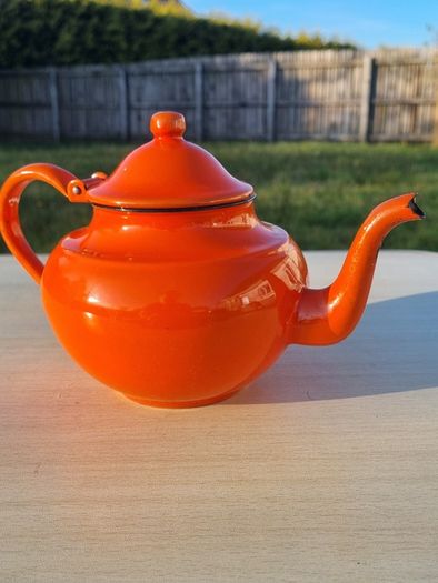 Enamel Kettle Teapot from Yugoslavia