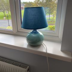 LOUIS MULCAHY pottery lamp with free new lamp shade