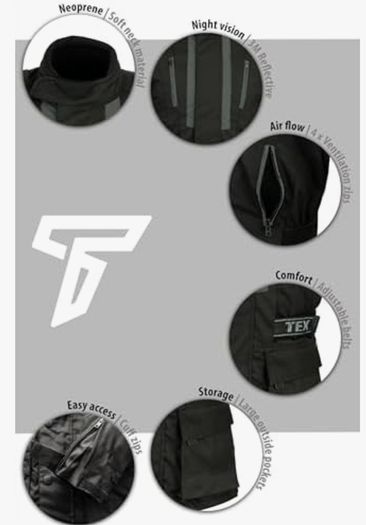 Motor Bike Jacket  Armoured NEW 3XL