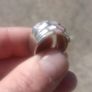Stunning Mother Of Pearl Sterling Silver Ring Image 7