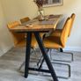 Oak Table and high stools Image 3