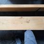 2 Rustic wooden wall shelves Image 5