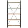 5-Tier Bookcase 90x30x180 cm Solid Reclaimed Wood Image 3
