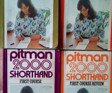 Pitman 2000 Shorthand Books x 4