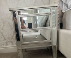 Mirrored bedside Lockers