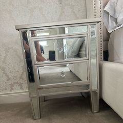 Mirrored bedside Lockers