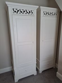 2 x single wardrobes