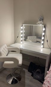 Dressing Table Plus Mirror And Chair