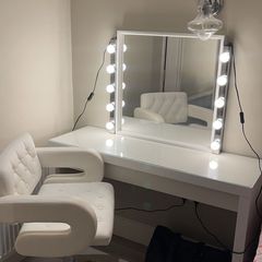 Dressing Table Plus Mirror And Chair