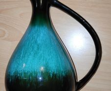 Vintage Blue Mountain Pottery large Ewer/Pitcher H 26 cm